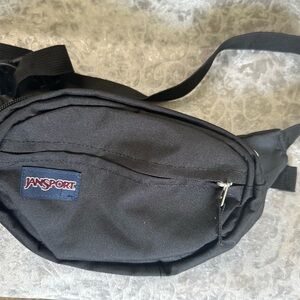 JanSport Black Belt Bag Durable and Stylish